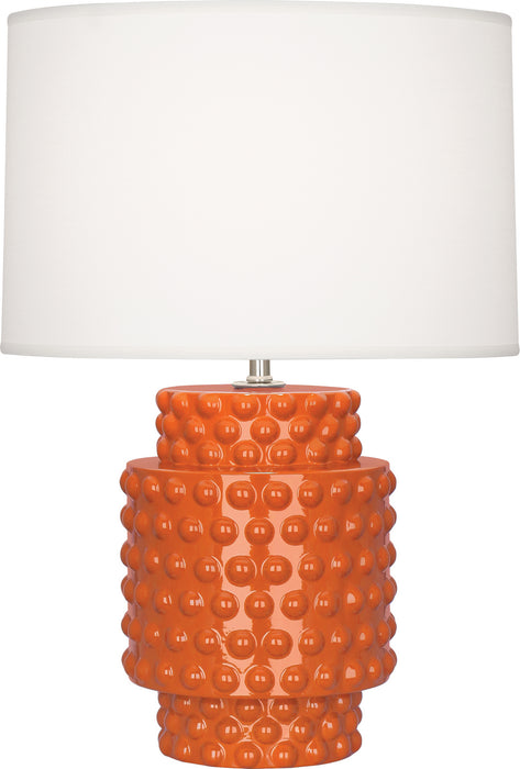 Robert Abbey PM801 One Light Accent Lamp, Pumpkin Glazed Textured Ceramic