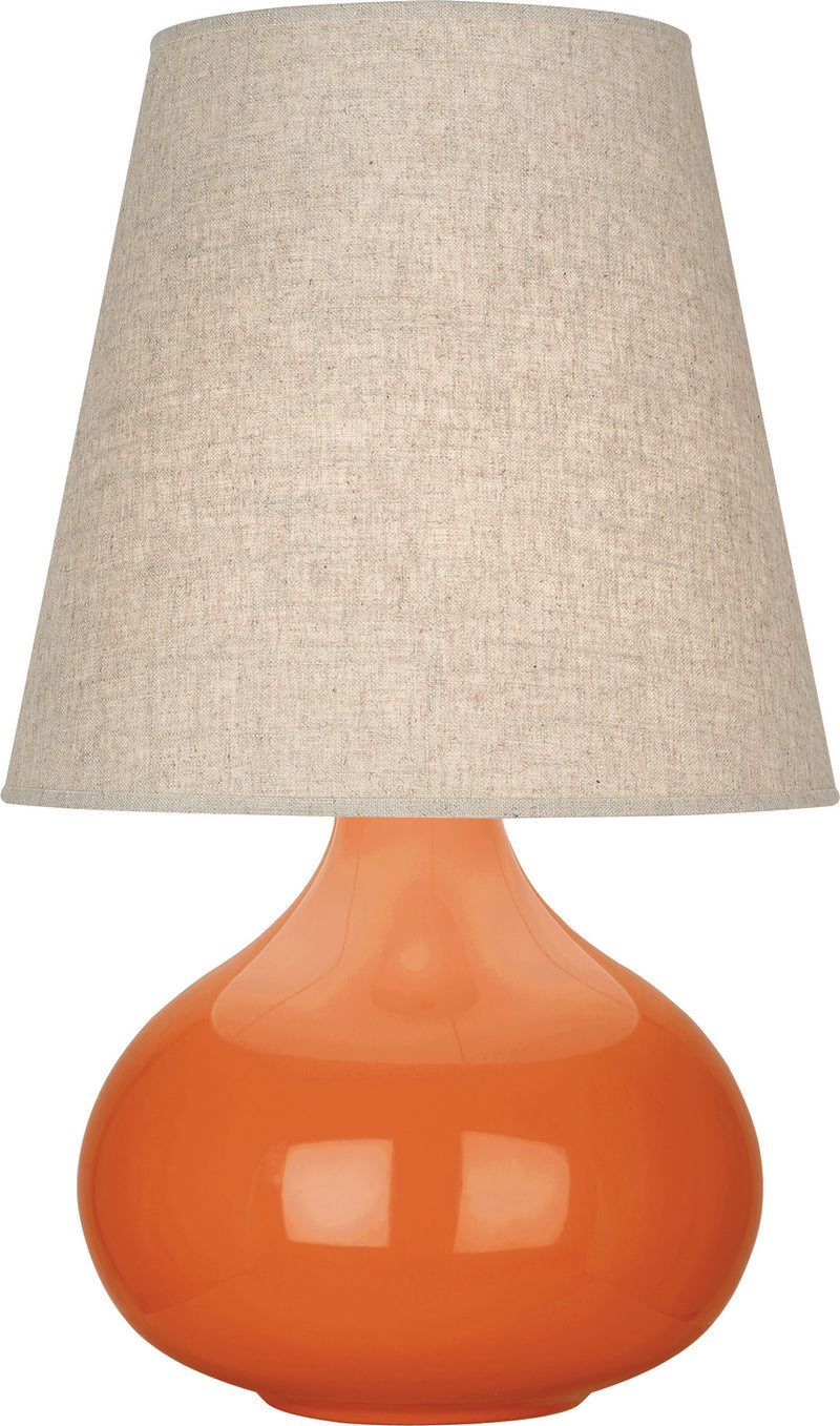 Robert Abbey PM91 One Light Accent Lamp, Pumpkin Glazed Ceramic