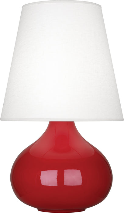 Robert Abbey RR93 One Light Accent Lamp, Ruby Red Glazed Ceramic