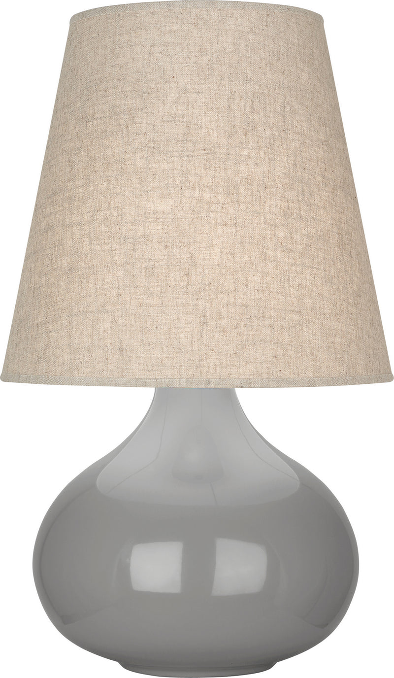 Robert Abbey ST91 One Light Accent Lamp, Smoky Taupe Glazed Ceramic