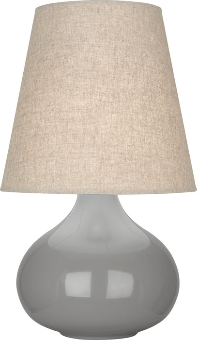 Robert Abbey ST91 One Light Accent Lamp, Smoky Taupe Glazed Ceramic