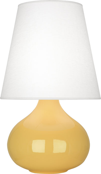 Robert Abbey SU93 One Light Accent Lamp, Sunset Yellow Glazed Ceramic