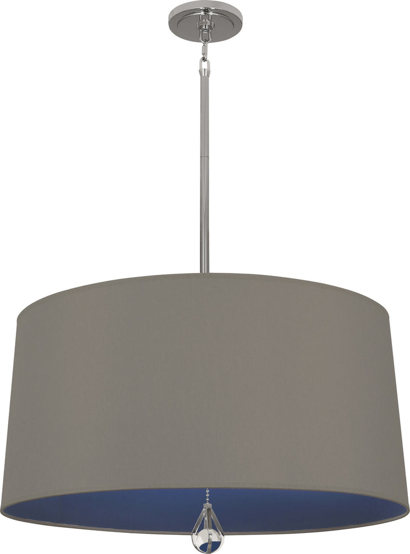 Robert Abbey WB329 Three Light Pendant, Polished Nickel