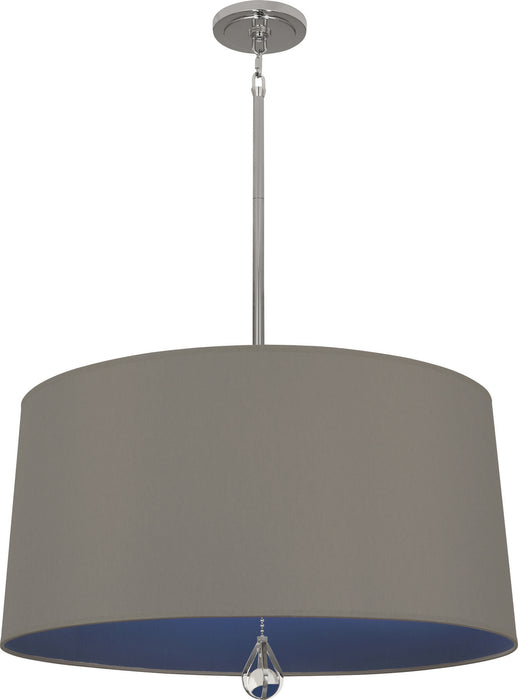 Robert Abbey WB329 Three Light Pendant, Polished Nickel