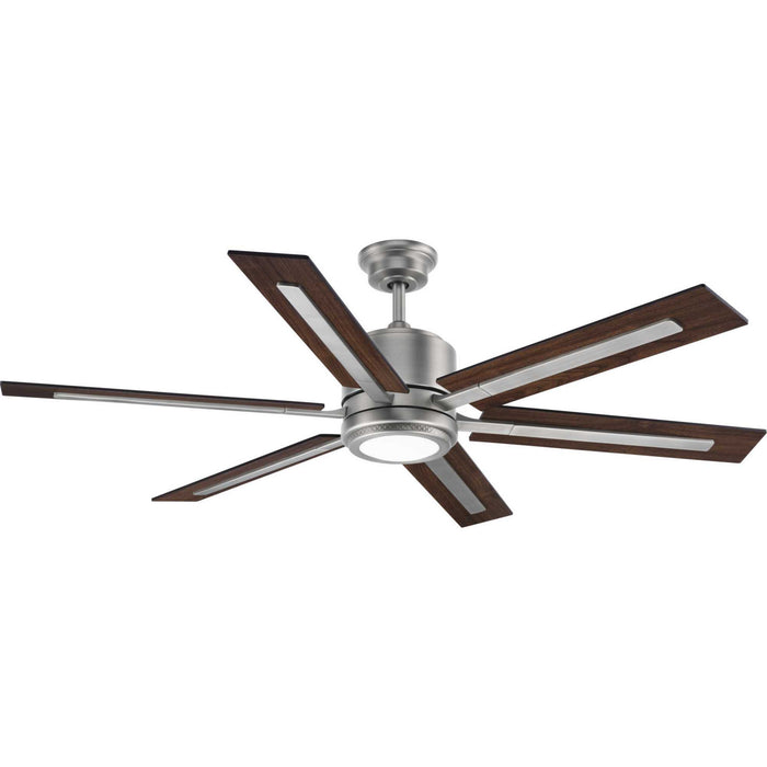Progress Lighting P2586-8130K 60" Ceiling Fan, Antique Nickel