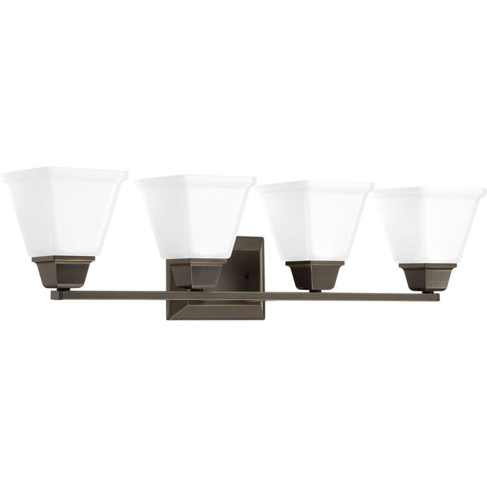 Progress Lighting P300161-020 Four Light Bath Bracket, Antique Bronze