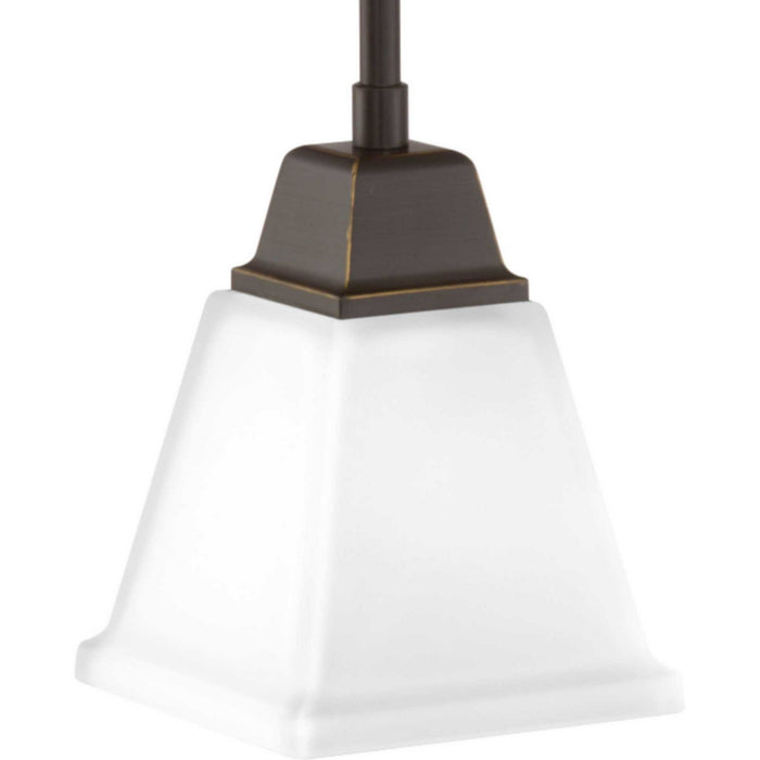 Progress Lighting P500125-020 One Light Pendant, Antique Bronze