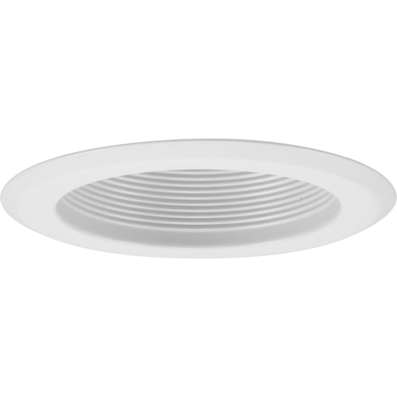 Progress Lighting P868-28 5" Recessed Step Baffle Trim for 5" Housing, White