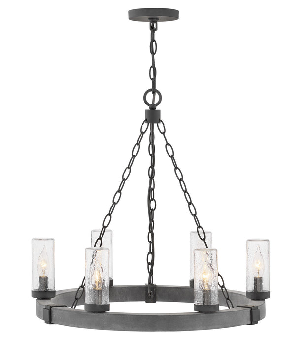 Hinkley 29206DZ LED Chandelier, Aged Zinc