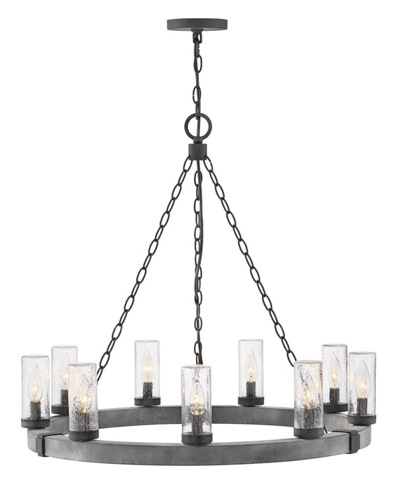 Hinkley 29208DZ LED Chandelier, Aged Zinc