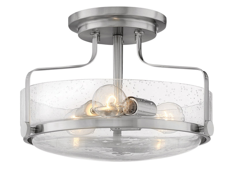 Hinkley 3641BN-CS LED Semi-Flush Mount, Brushed Nickel