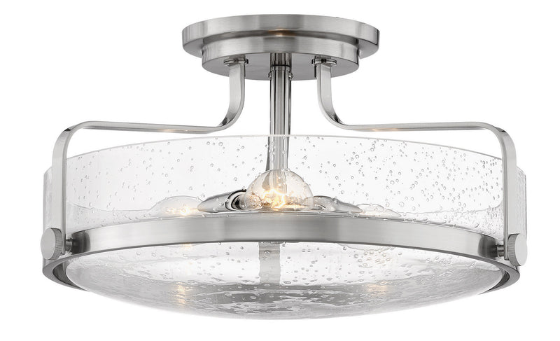 Hinkley 3643BN-CS LED Semi-Flush Mount, Brushed Nickel