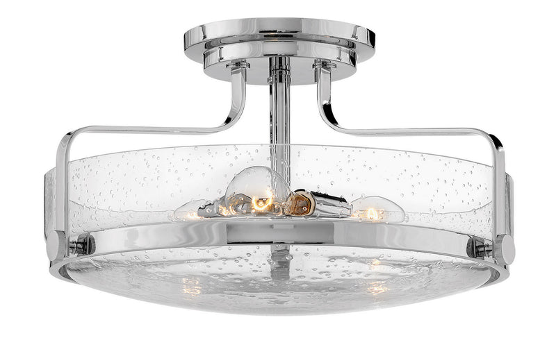Hinkley 3643CM-CS LED Semi-Flush Mount, Chrome