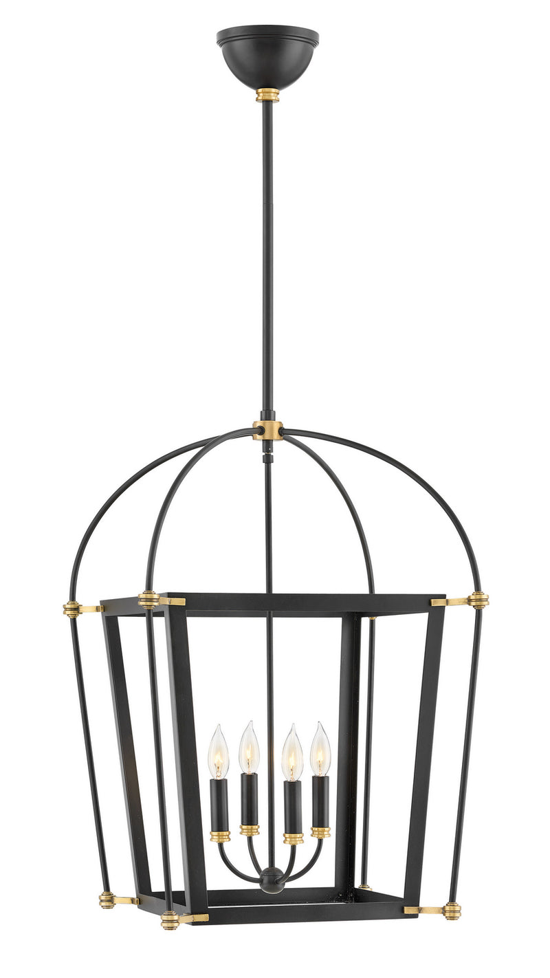 Hinkley 4055BK LED Pendant, Black