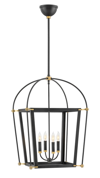 Hinkley 4055BK LED Pendant, Black