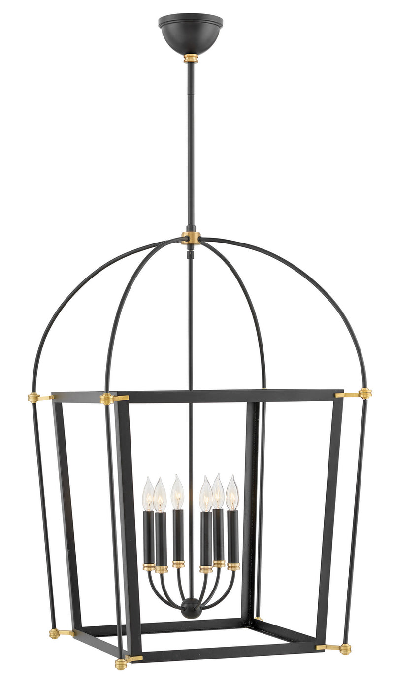 Hinkley 4056BK LED Pendant, Black
