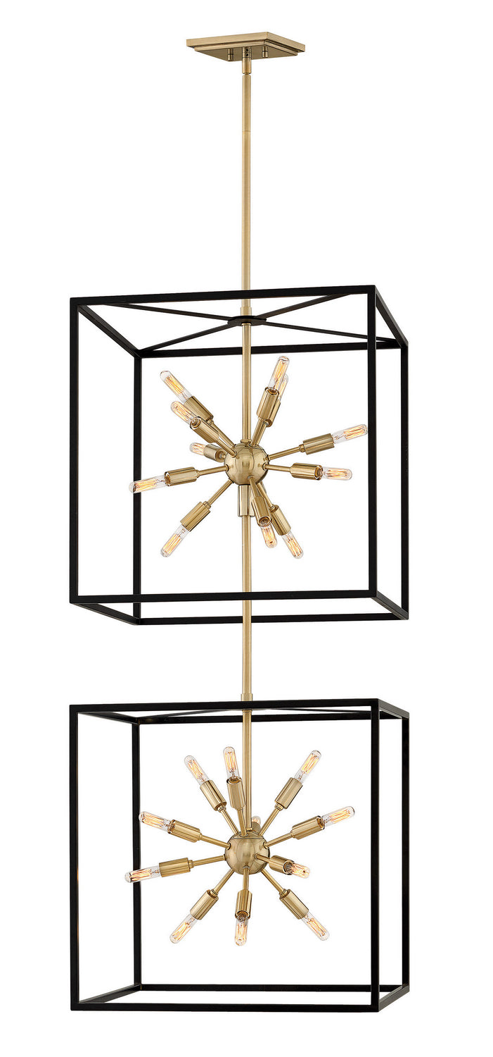 Hinkley 46316BLK LED Chandelier, Black