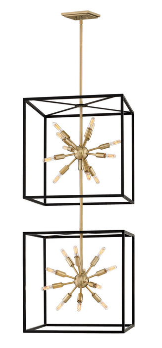 Hinkley 46316BLK LED Chandelier, Black