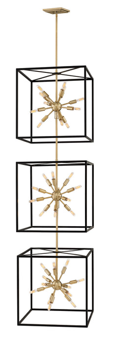 Hinkley 46318BLK LED Chandelier, Black