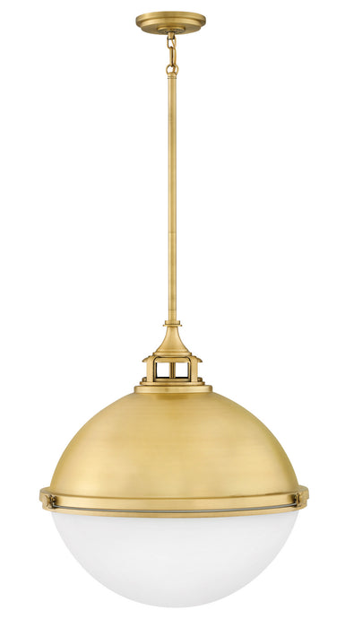 Hinkley 4836SA LED Pendant, Satin Brass