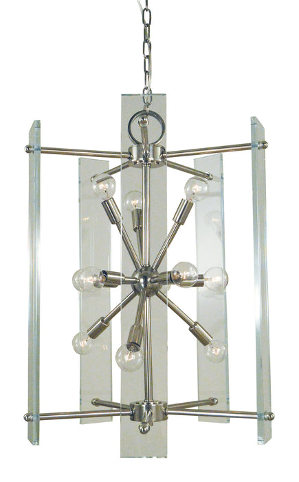 Framburg 5300 PN 11 Light Chandelier, Polished Nickel