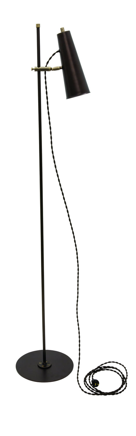 House of Troy NOR300-CHBAB LED Floor Lamp, Chestnut Bronze/Antique Brass