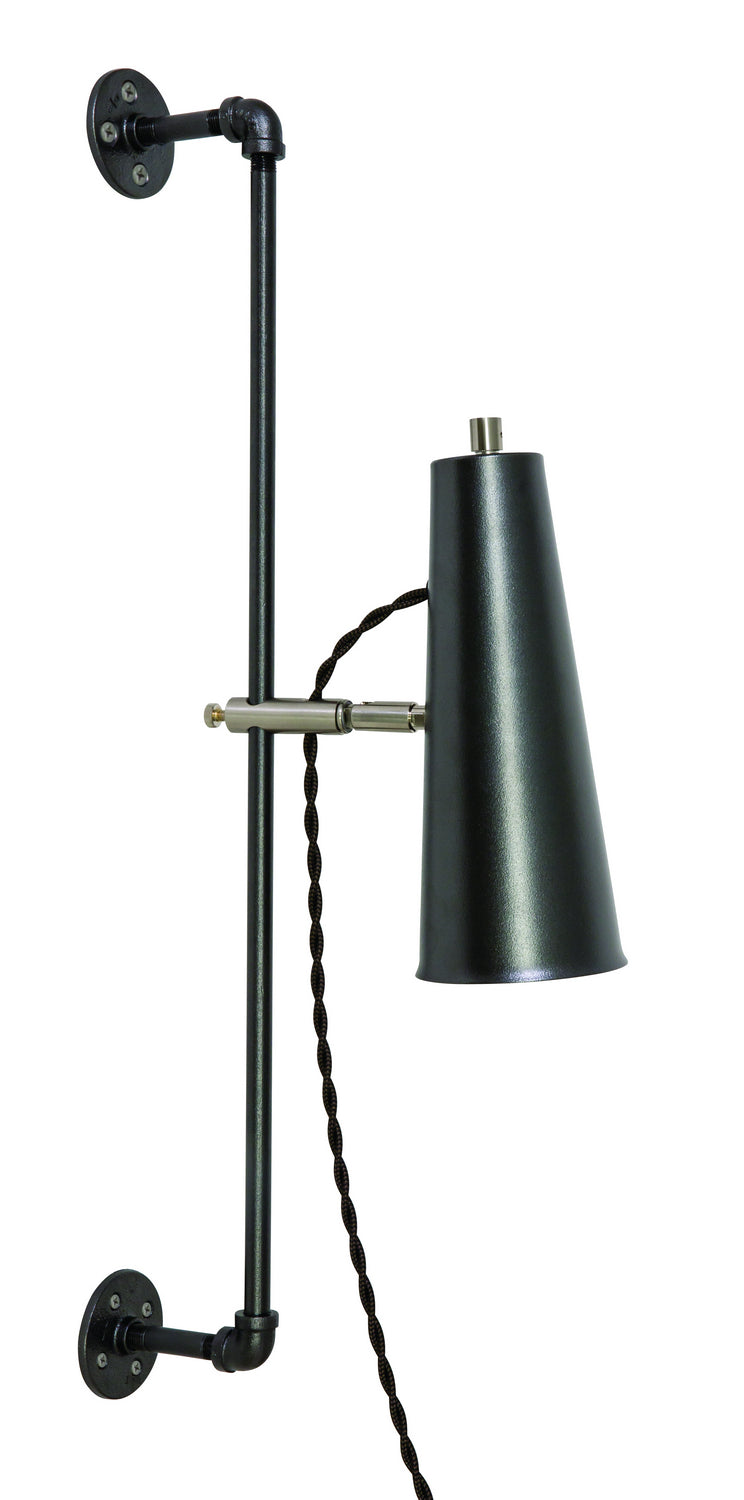 House of Troy NOR375-GTSN LED Wall Sconce, Granite/Satin Nickel