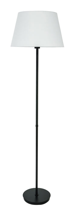 House of Troy VER500-BLK Three Light Floor Lamp, Black