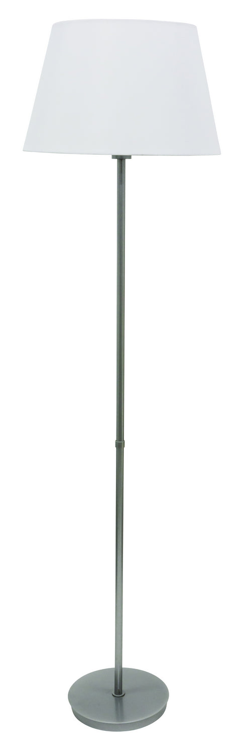 House of Troy VER500-PG Three Light Floor Lamp, Platinum Gray