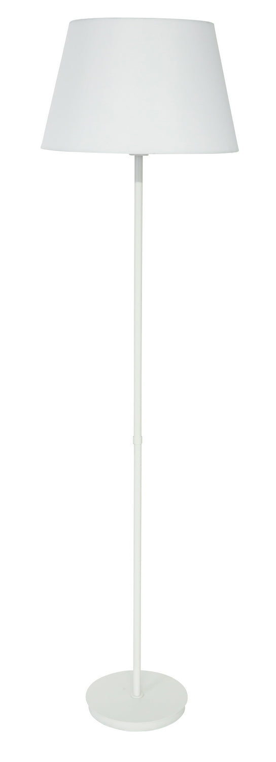 House of Troy VER500-WT Three Light Floor Lamp, White
