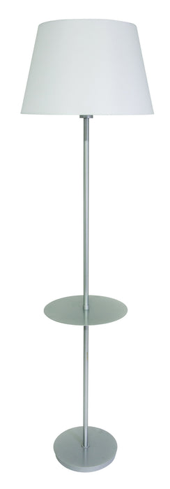 House of Troy VER502-PG Three Light Floor Lamp, Platinum Gray
