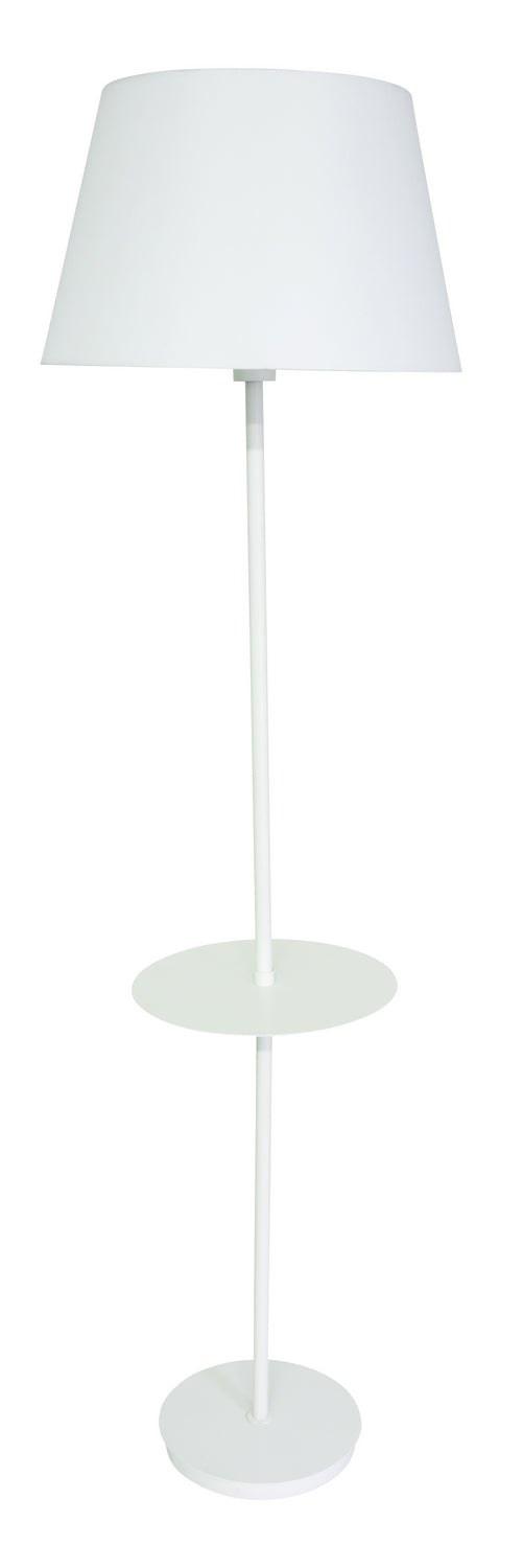 House of Troy VER502-WT Three Light Floor Lamp, White
