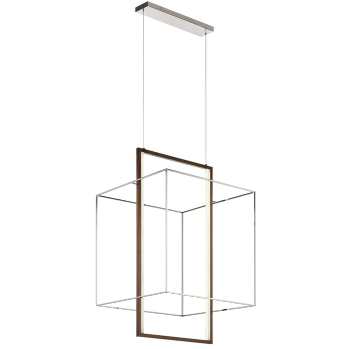 Kichler 84044 LED Chandelier, Polished Nickel