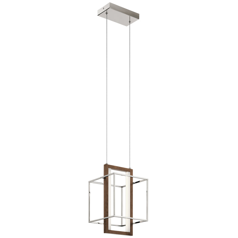 Kichler 84045 LED Pendant, Polished Nickel