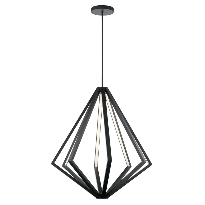 Kichler 84087 LED Pendant, Matte Black