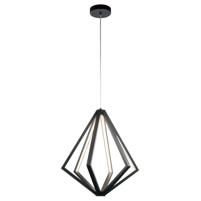 Kichler 84090 LED Pendant, Matte Black