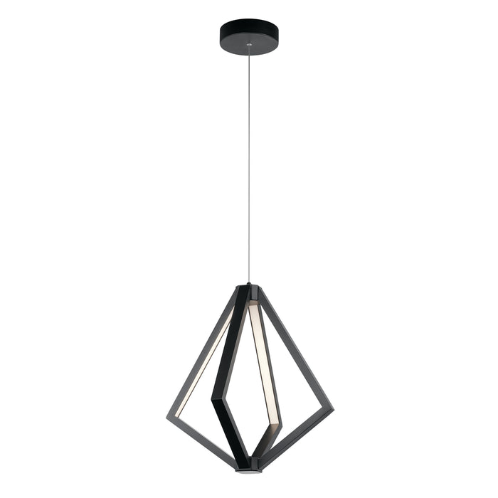 Kichler 84091 LED Pendant, Matte Black