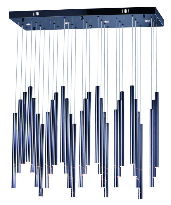 ET2 E10010-BC LED Pendant, Black Chrome