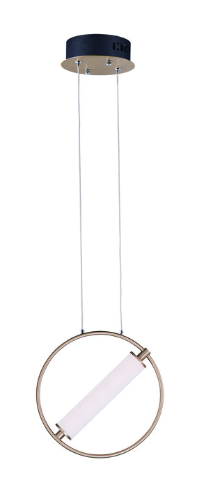 ET2 E23273-93BKSFTG LED Pendant, Black / Soft Gold