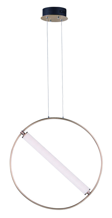 ET2 E23275-93BKSFTG LED Pendant, Black / Soft Gold
