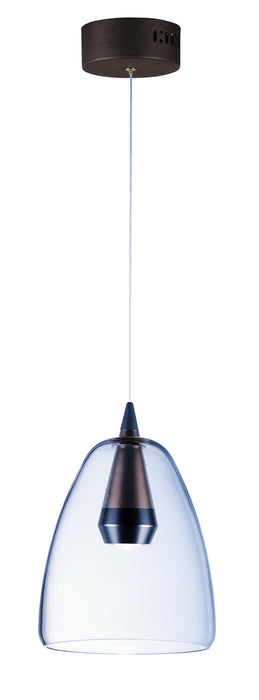 ET2 E24608-18BKCOF LED Pendant, Black / Coffee