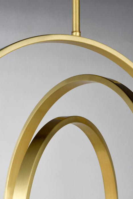 Maxim 26054SWSBR One Light Pendant, Satin Brass