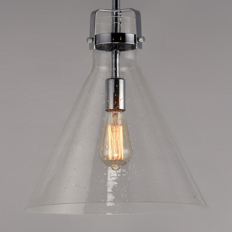 Maxim 26119CDPC One Light Pendant, Polished Chrome