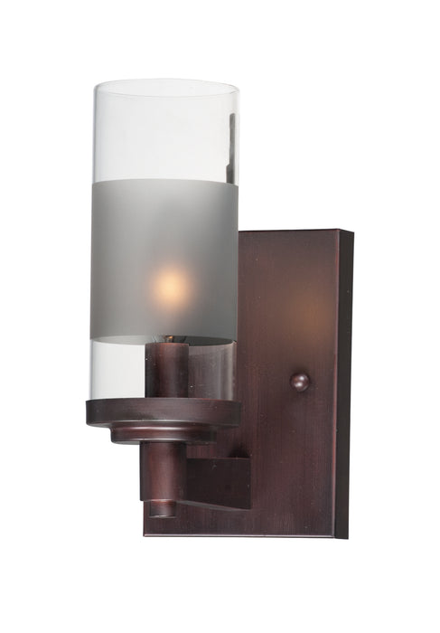 Maxim 26321CLFTOI One Light Wall Sconce, Oil Rubbed Bronze