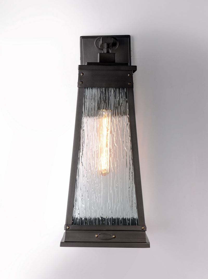 Maxim 3044RPOLB One Light Outdoor Wall Lantern, Olde Brass