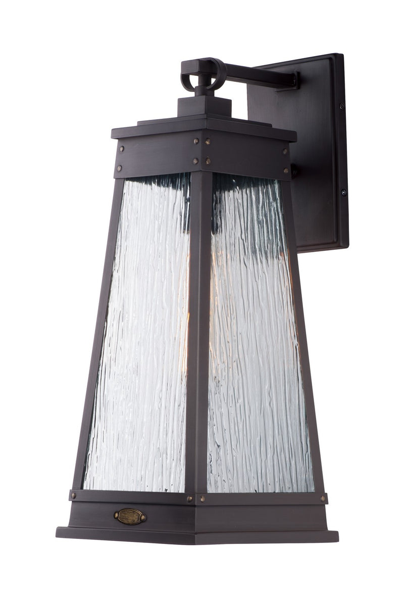 Maxim 3045RPOLB One Light Outdoor Wall Lantern, Olde Brass