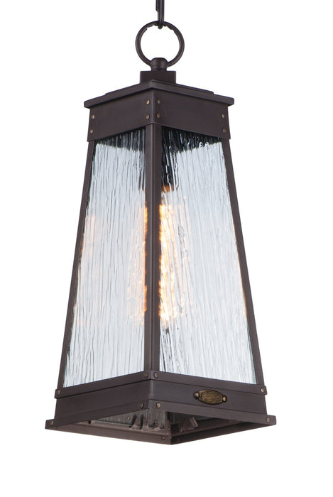 Maxim 3049RPOLB One Light Outdoor Pendant, Olde Brass