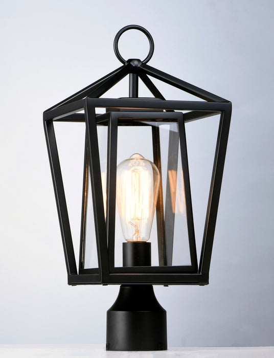 Maxim 3171CLBK One Light Outdoor Pole/Post Lantern, Black
