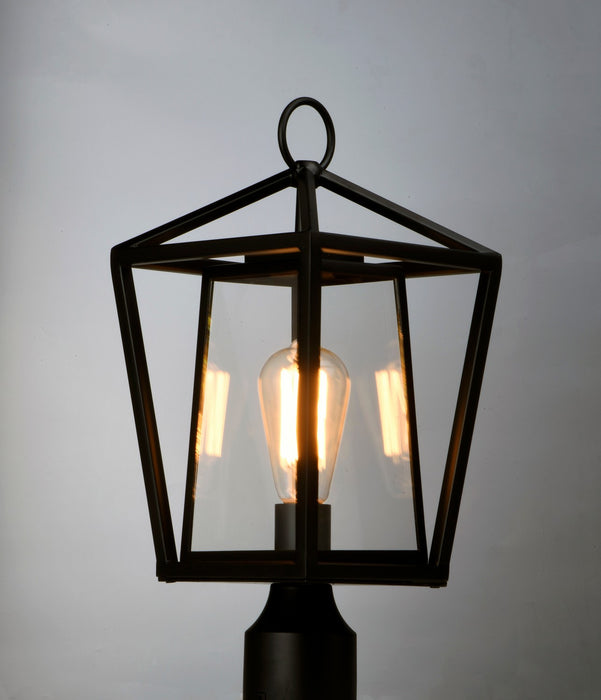 Maxim 3171CLBK One Light Outdoor Pole/Post Lantern, Black
