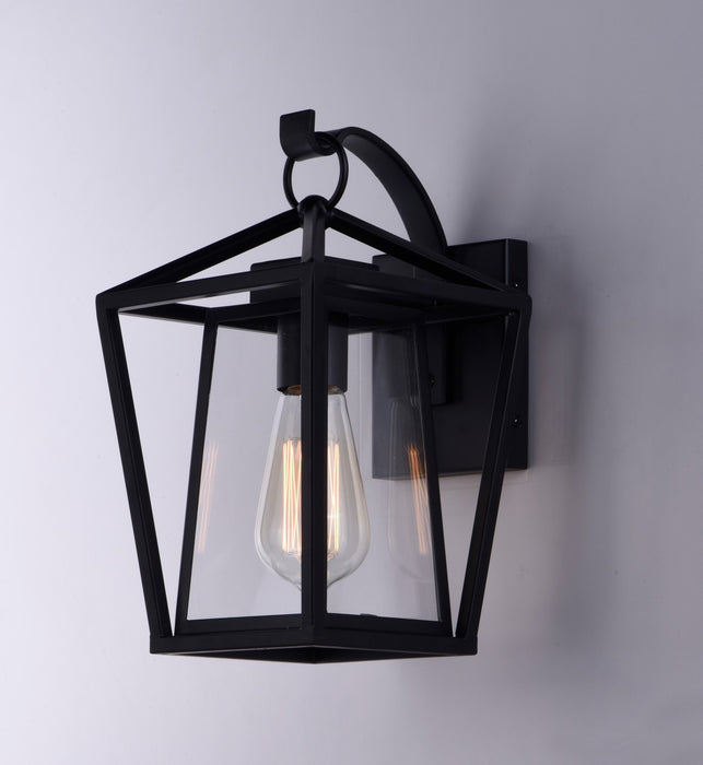 Maxim 3174CLBK One Light Outdoor Wall Lantern, Black